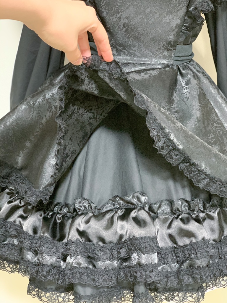 【即納】一点物ミニ丈 ロリータ ワンピース