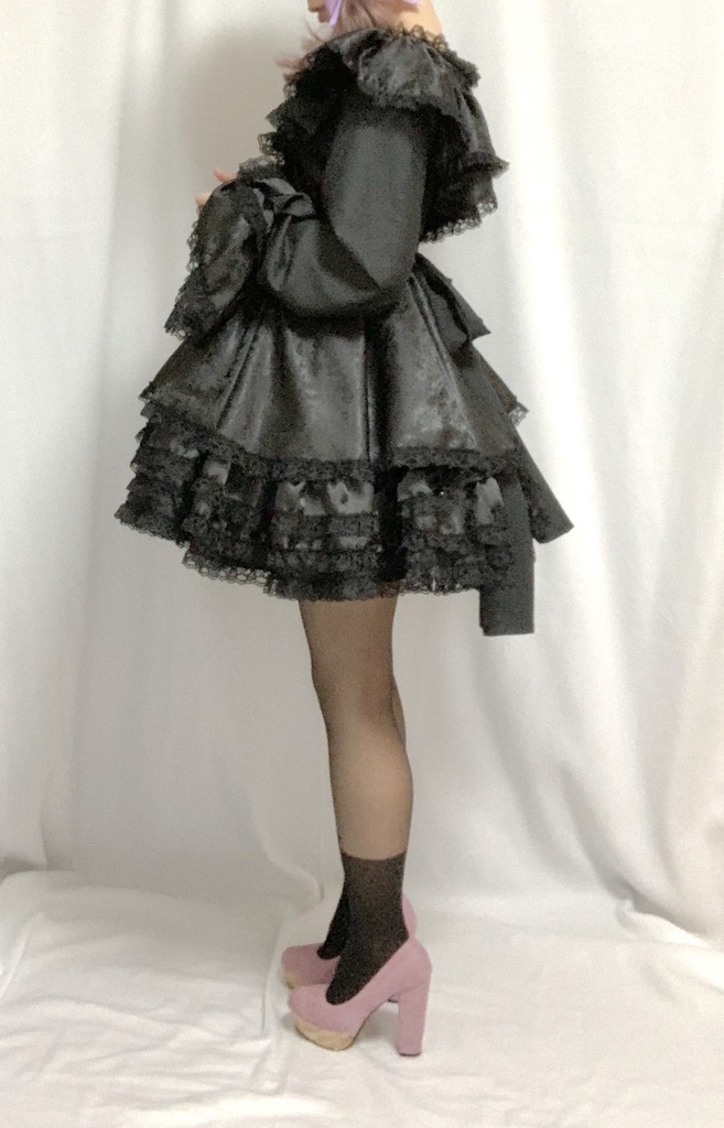 【即納】一点物ミニ丈 ロリータ ワンピース