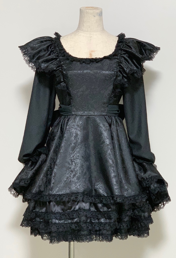 【即納】一点物ミニ丈 ロリータ ワンピース