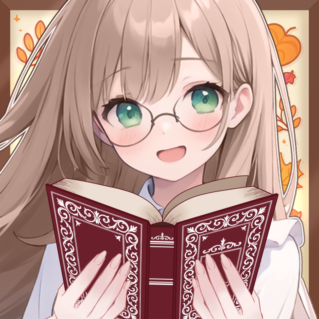 【全8色】本を持つ手【VTuber素材】