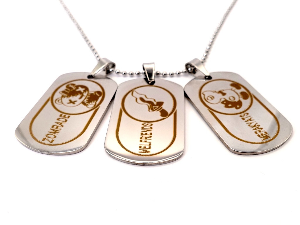 hololive listener dog tag_Kureiji Ollie(ZOMRADE)【非公式】ホロリスドッグタグ_クレイジー・オリー(ZOMRADE)