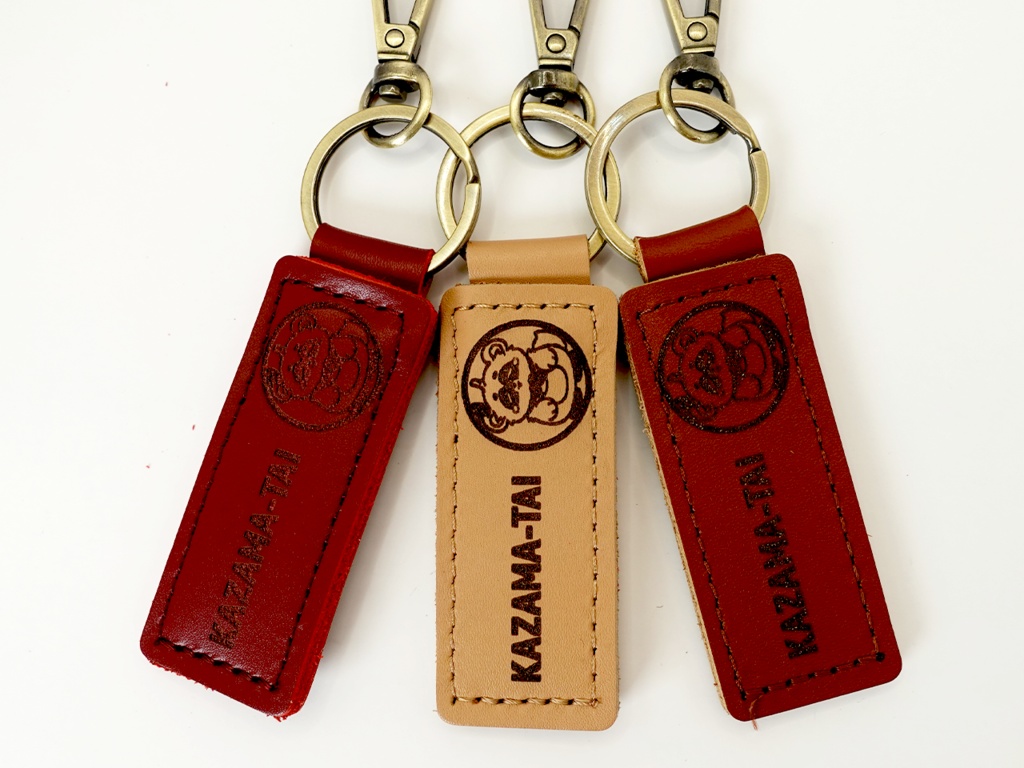 【非公式】ホロリス本革キーホルダー_風真いろは(かざま隊)