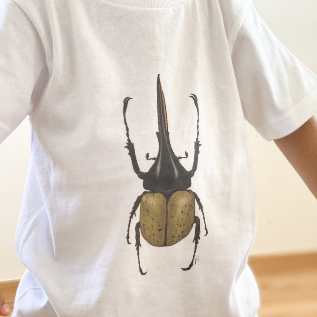 ヘラクレスオオカブト Tシャツ【キッズ】
