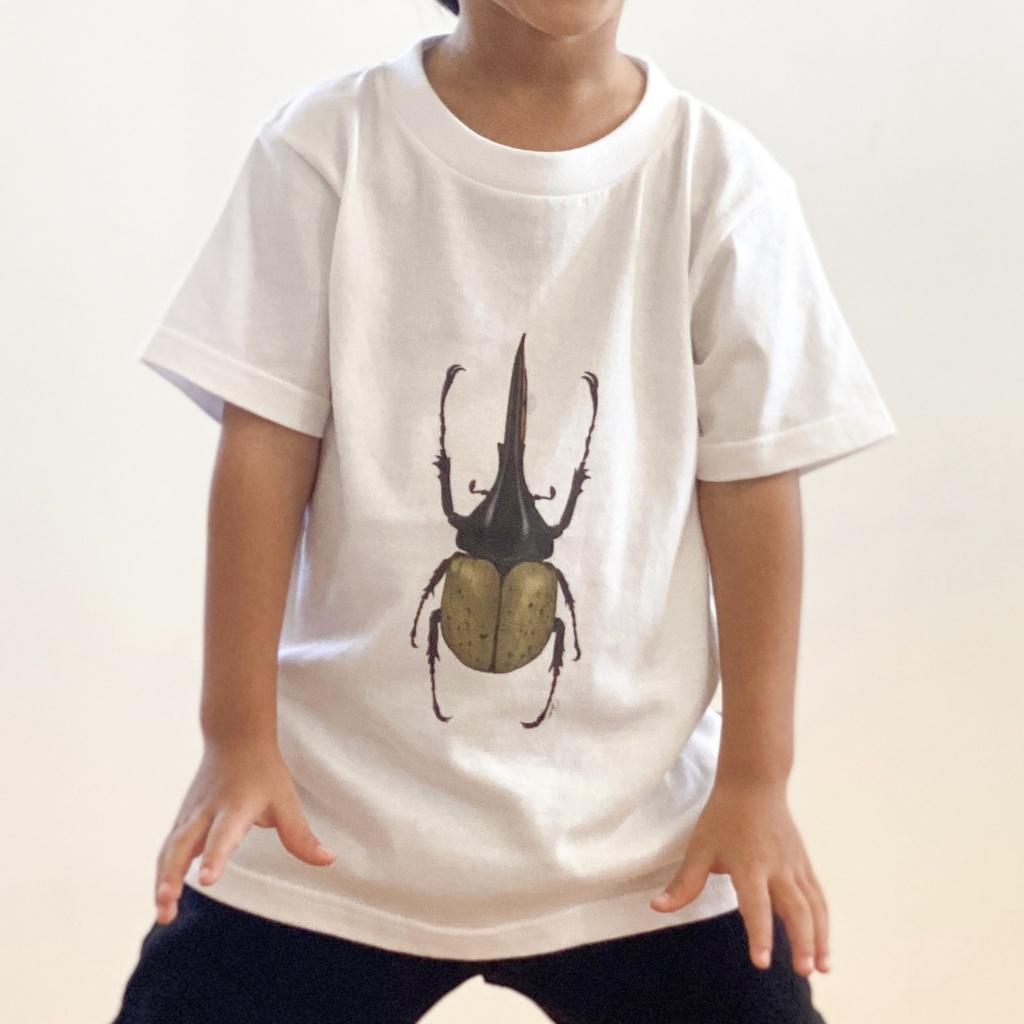 ヘラクレスオオカブト Tシャツ【キッズ】