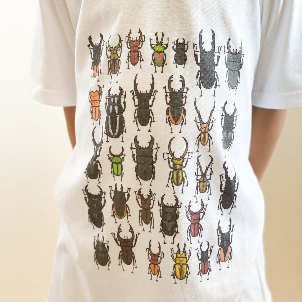 クワガタ博士Tシャツ・旧Ver【キッズ】
