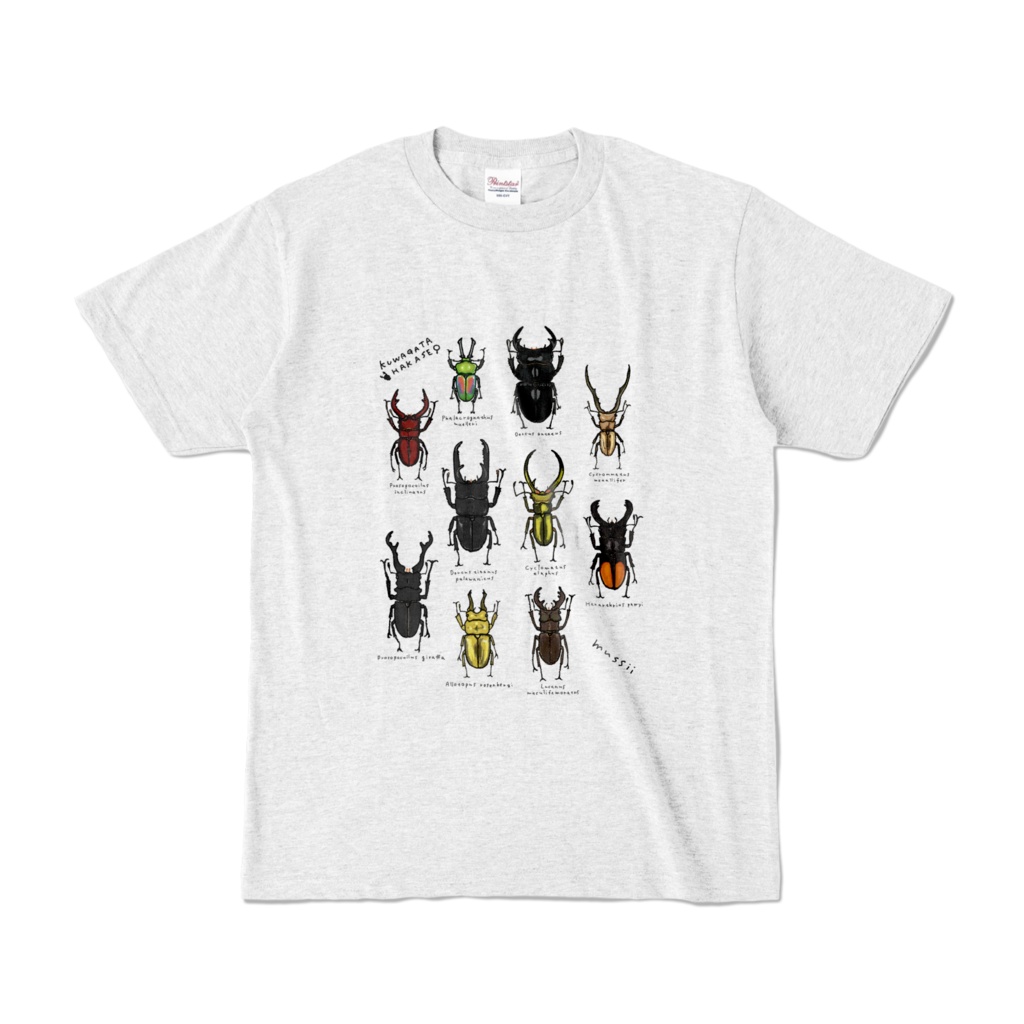 クワガタ博士Tシャツ【大人・カラーT】
