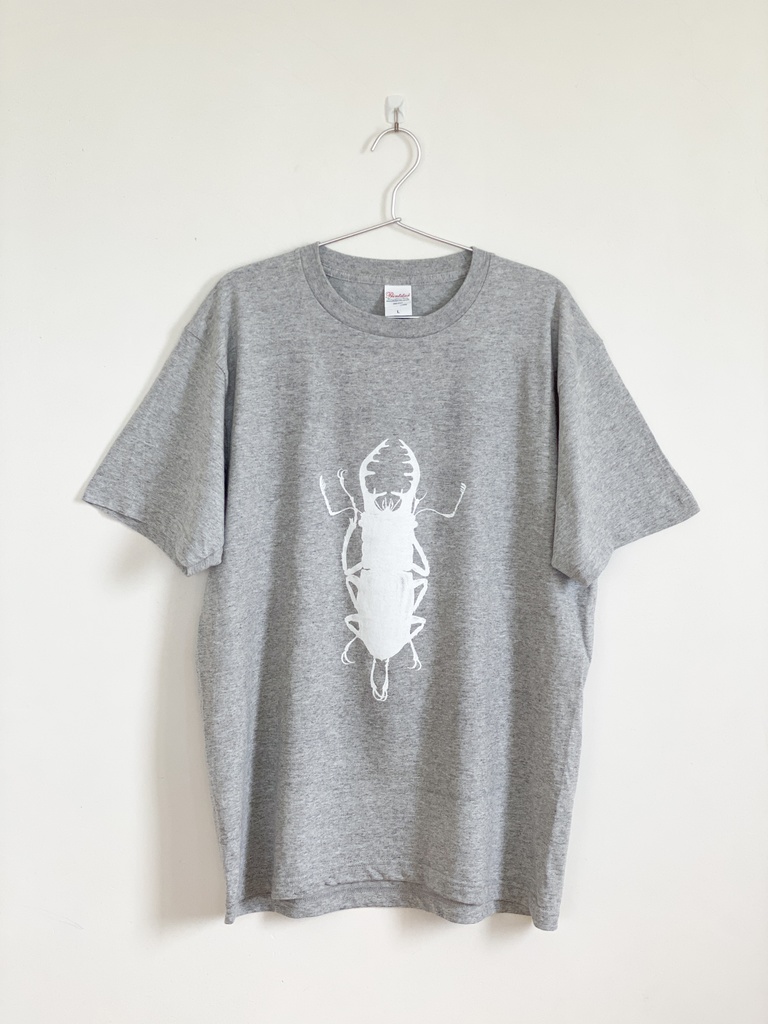 ミヤマクワガタTシャツ・白抜きVer【大人】