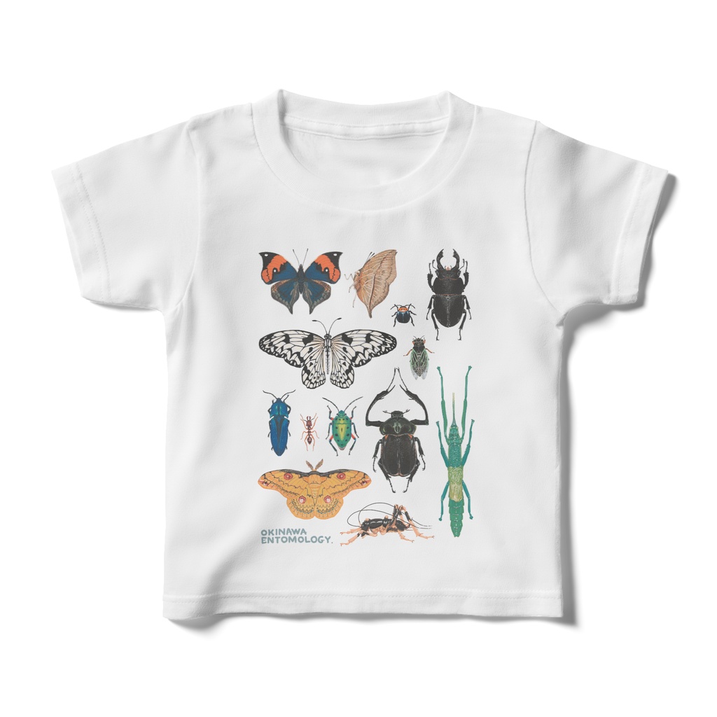 沖縄の昆虫Tシャツ【キッズ】
