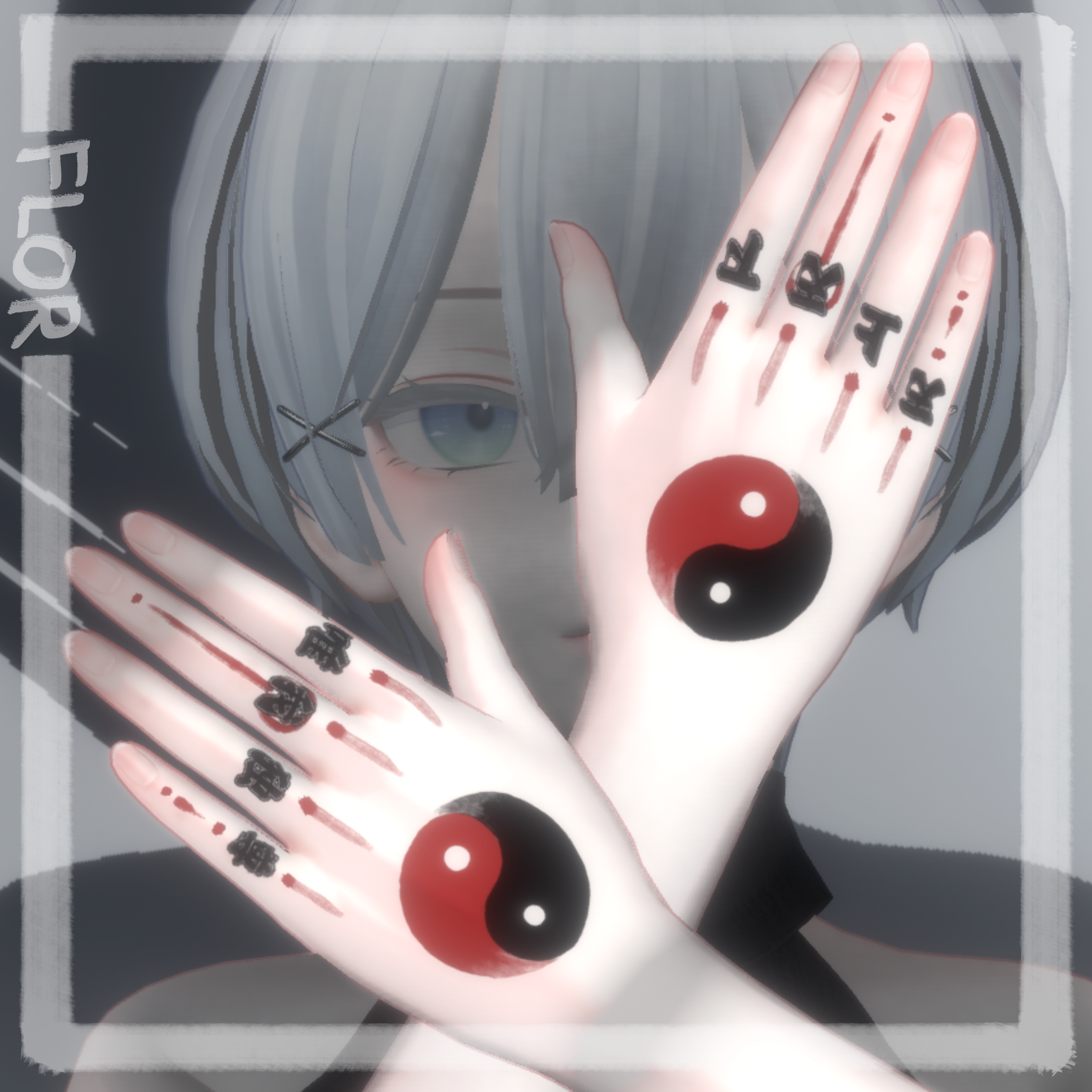 【森羅】 Finger Tattoo【天上天下唯我独尊】