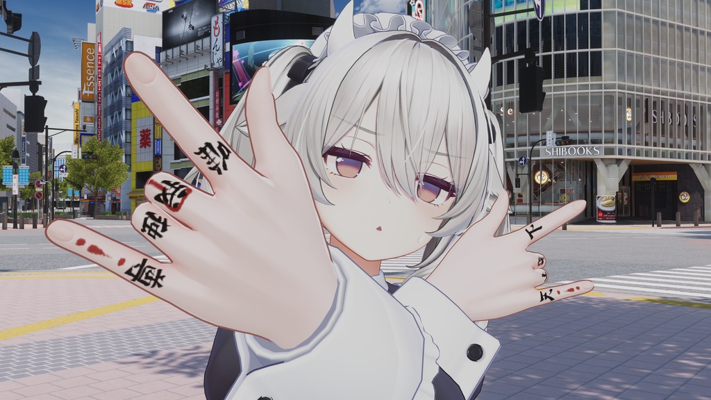 【Milltina】Finger Tattoo【天上天下唯我独尊】