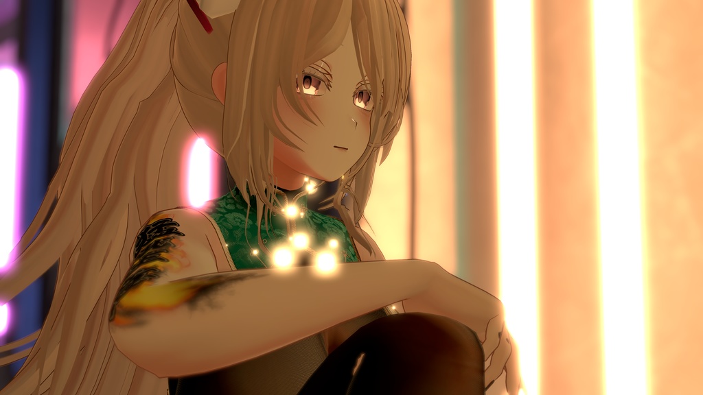 【FREE/無料】Beware of the Beast Tattoo 4k Textures 【猛獣注意】