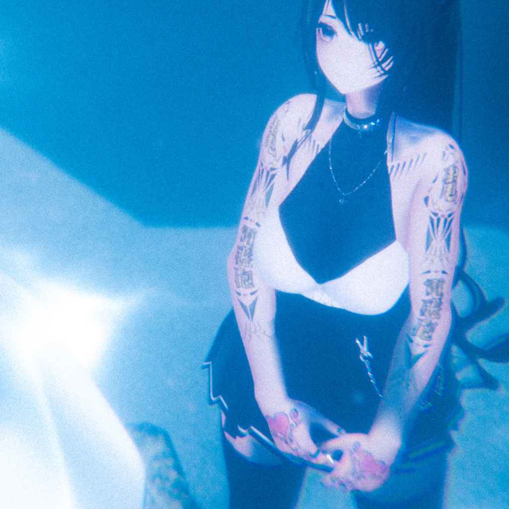 【4Avatar対応】Hand Tattoo - unrequited LOVE - 4K