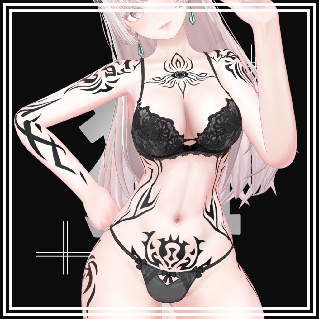 - 猛 - Body Tattoo【6Avatar対応】