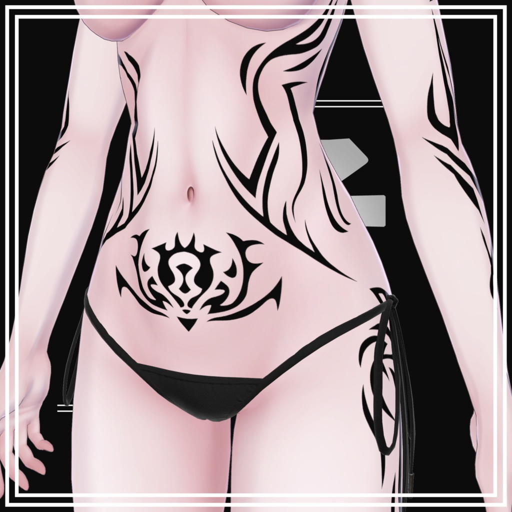 - 猛 - Body Tattoo【6Avatar対応】