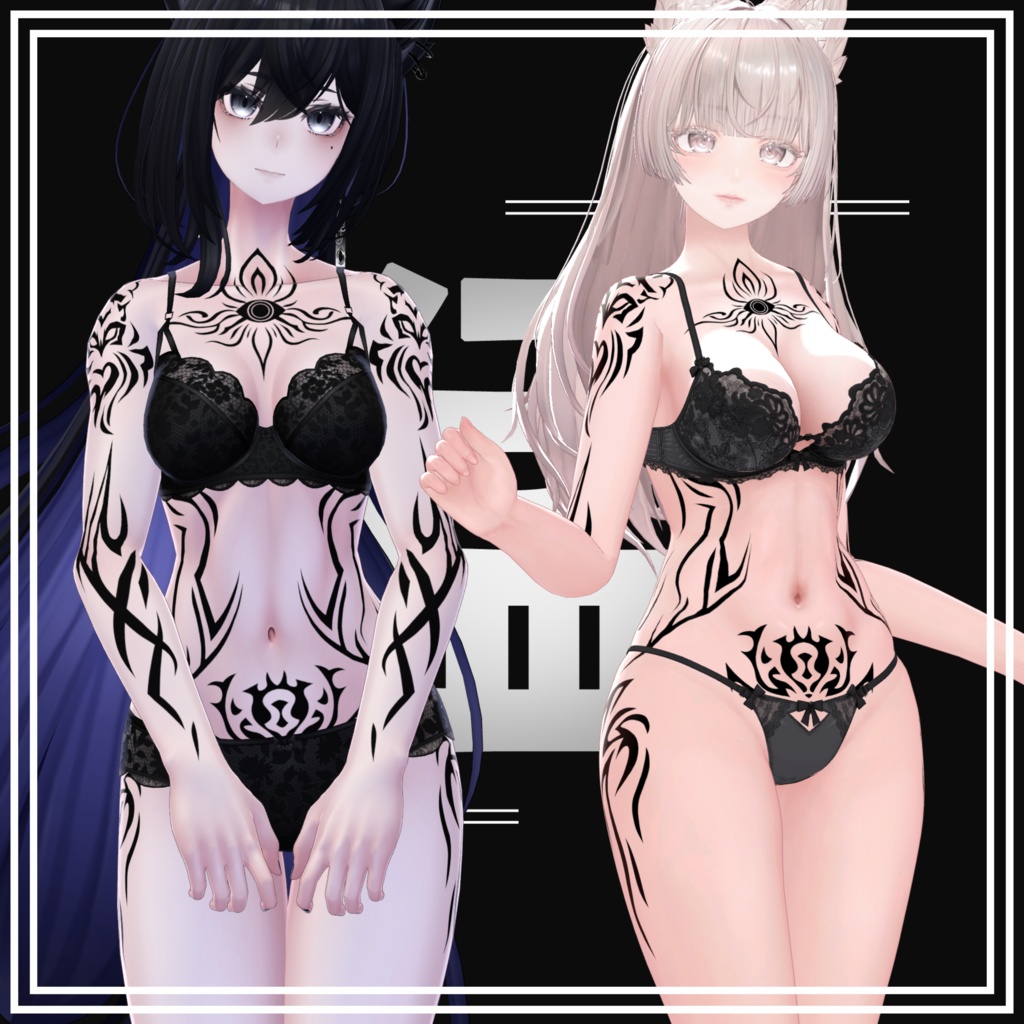 - 猛 - Body Tattoo【6Avatar対応】