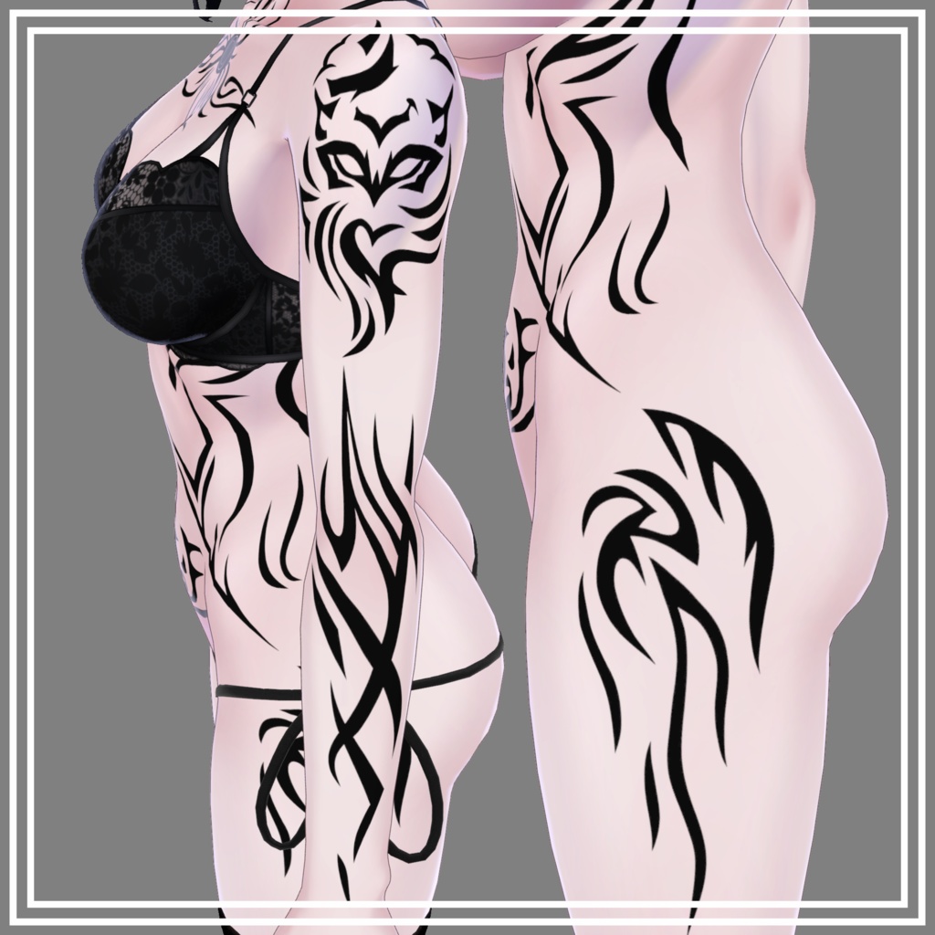 Body Tattoo【7Avatar対応】