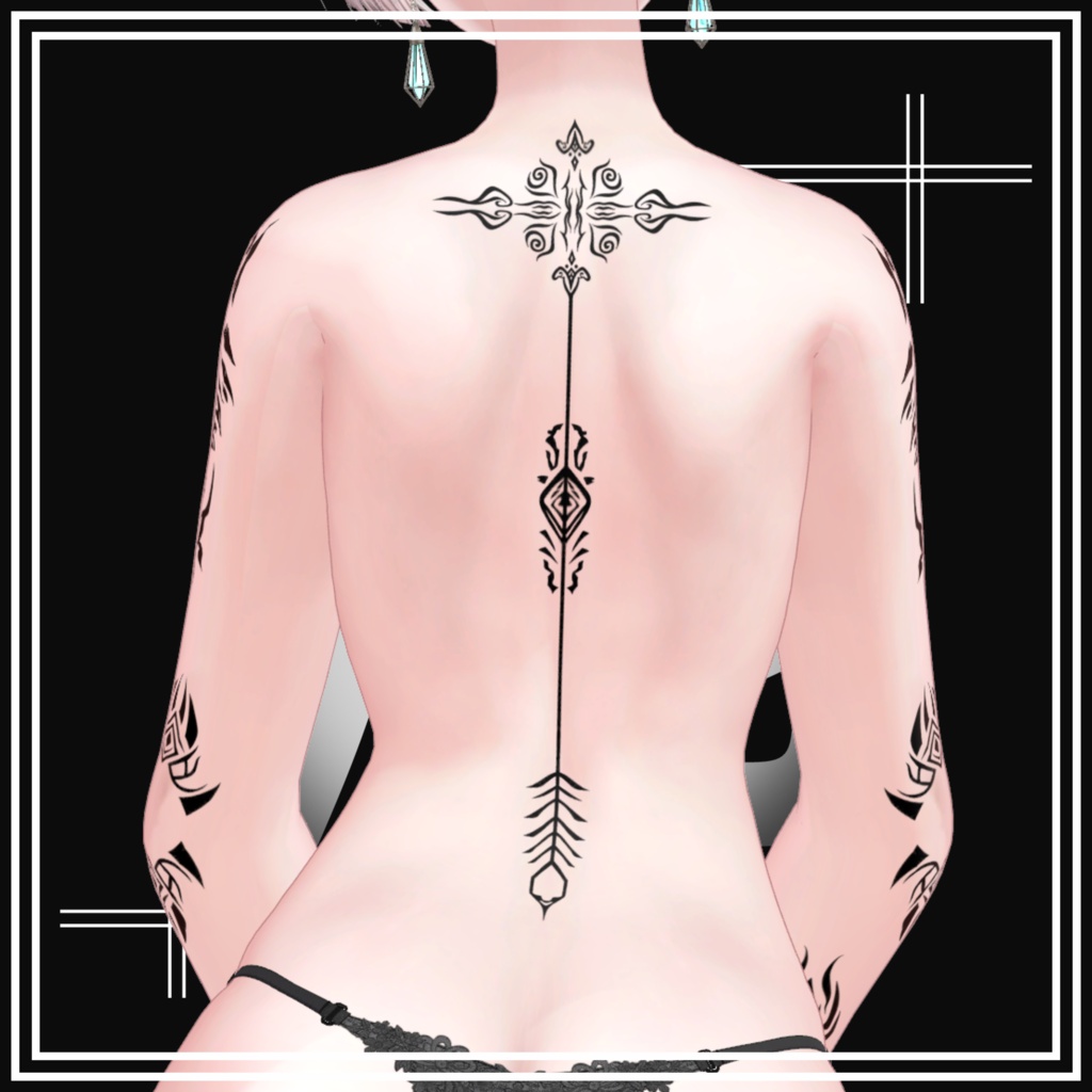 - 混 - Body Tattoo ver.2【5Avatar対応】