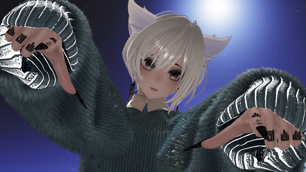 【5Avatar対応】⚡以心伝心⚡【Hand Tattoo】