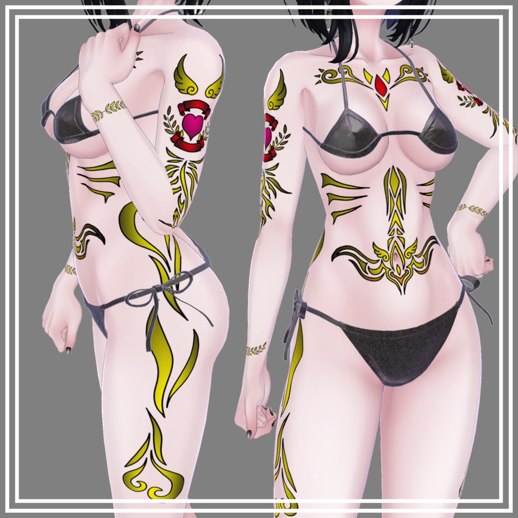 Body Tattoo ver.3【5Avatar対応】