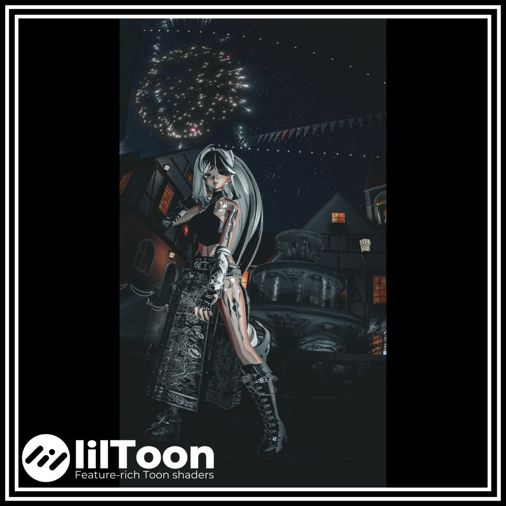 【5Avatar対応】墨 - Sumi - Body Tattoo【8color】