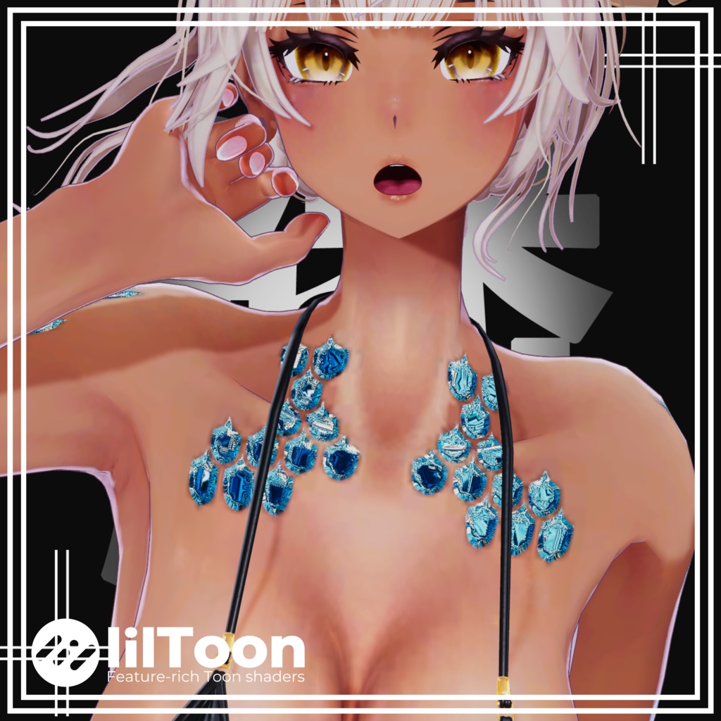 【7Avatar対応】鱗 - 四神 - Body Tattoo【4color】