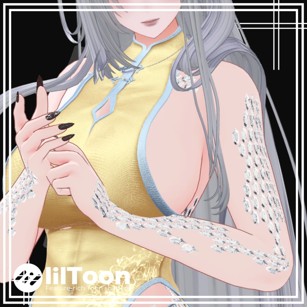 【7Avatar対応】鱗 - 四神 - Body Tattoo【4color】