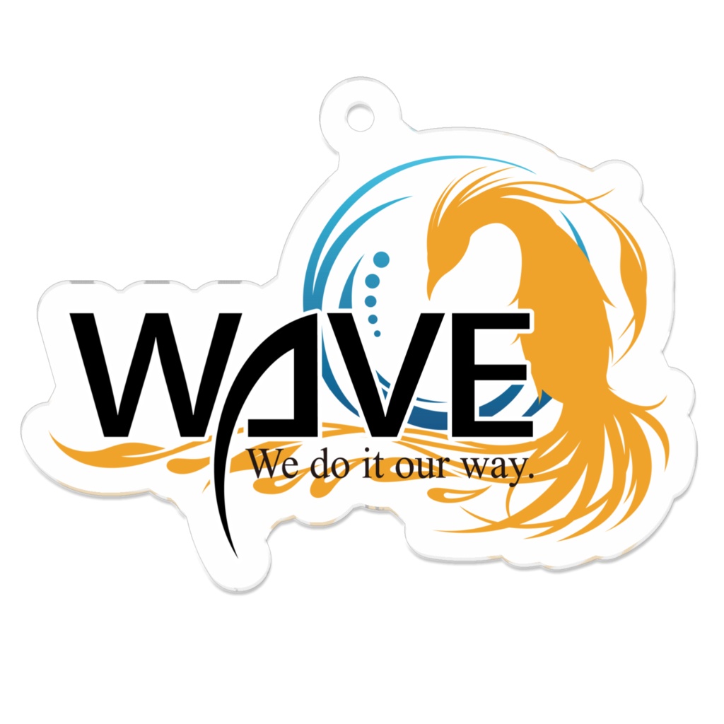 アクリルキーホルダー【WAVE LOGO】