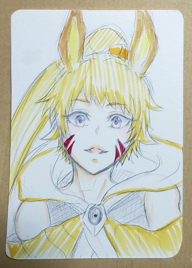 カムトラ 手描きイラスト原画