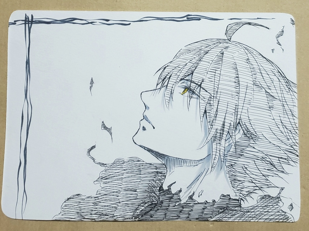 カムトラ 手描きイラスト原画