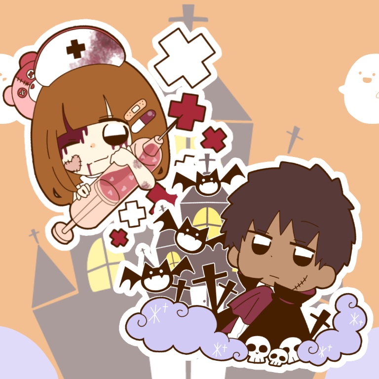 ハロウィンアクリルキーホルダー