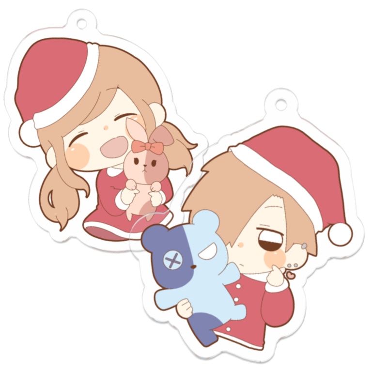 クリスマスアクリルキーホルダー