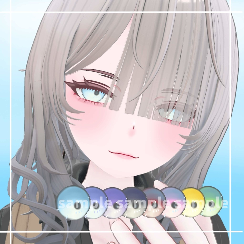 【仙猫/Senbyo】powa eye&make texture【3Dテクスチャ】