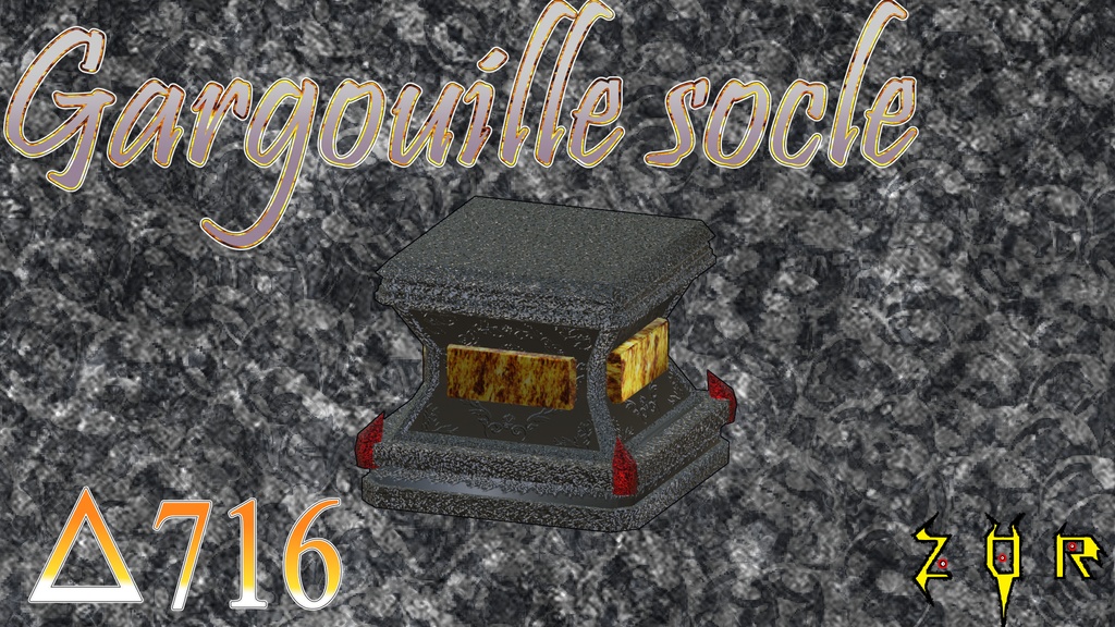 Gargouille socle