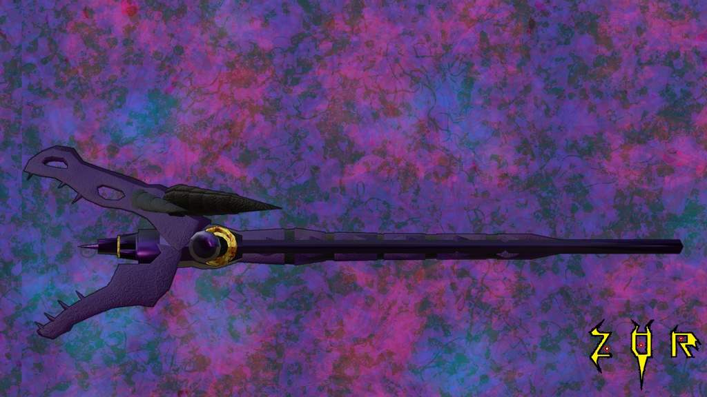 【VRChat想定】Mort Appeler Squelette Dragon Tonfa