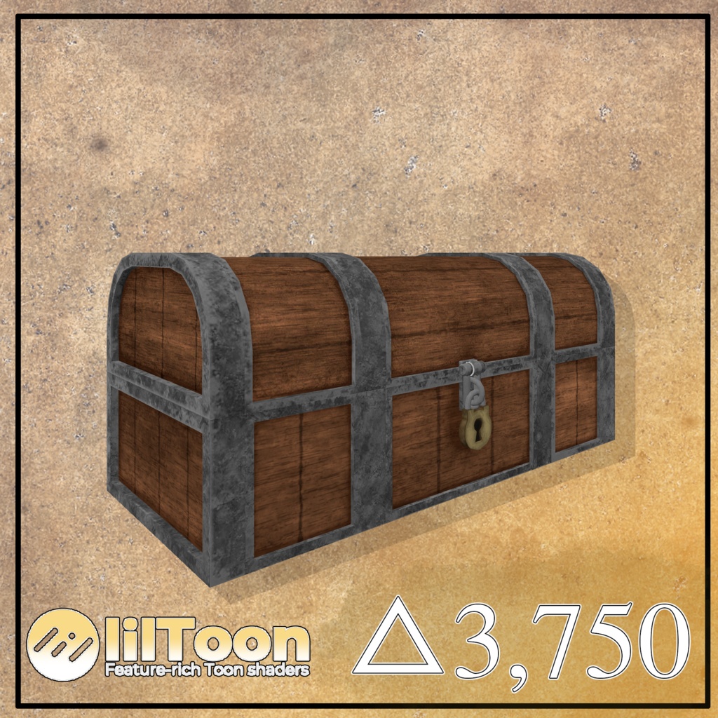 【3Dモデル】Treasure Chest 宝箱