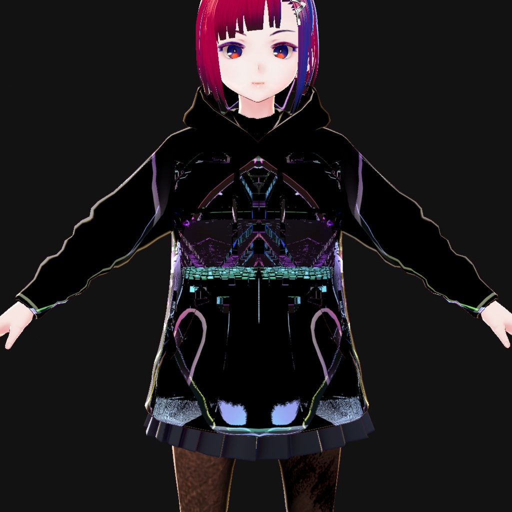 【VRoid】バグパーカー二種