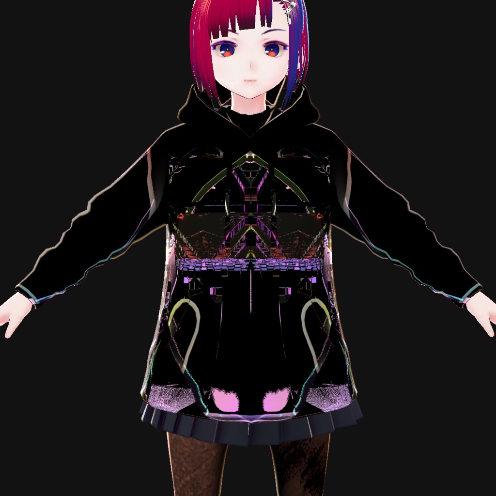 【VRoid】バグパーカー二種