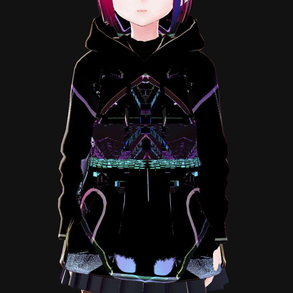 【VRoid】バグパーカー二種