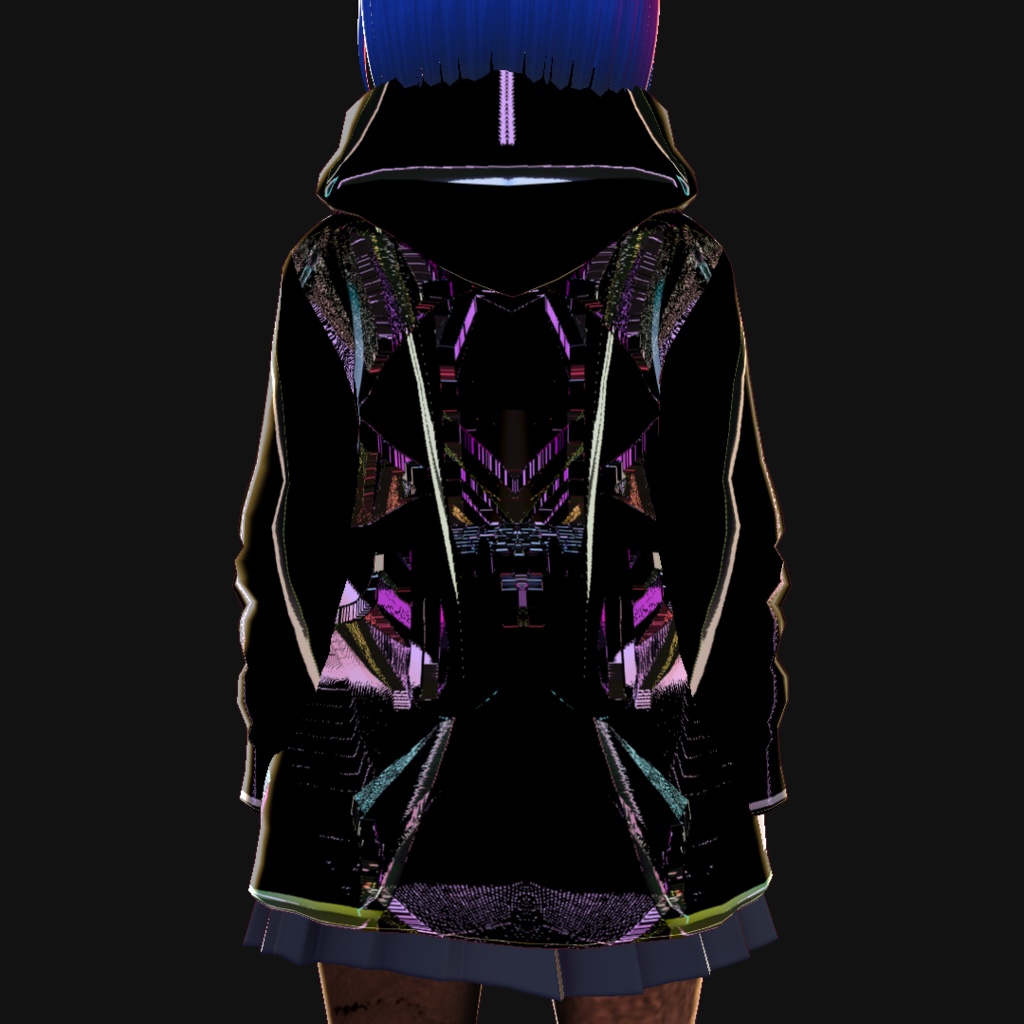 【VRoid】バグパーカー二種