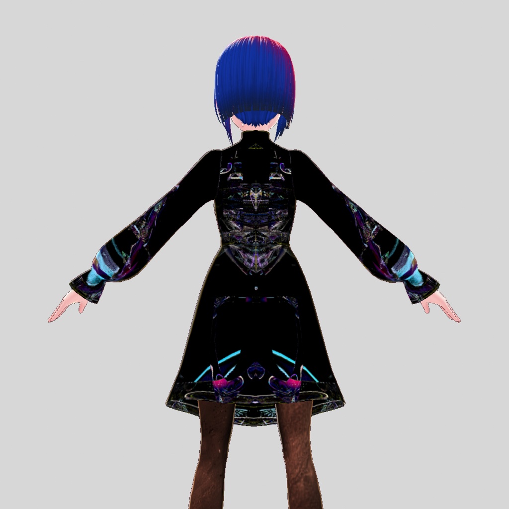 【VRoid】グリッチワンピース