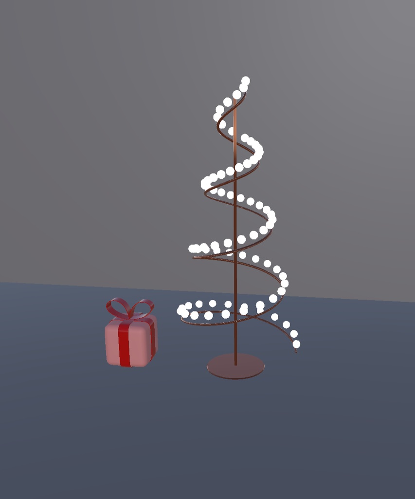 tree with animation + gift Vrchat World