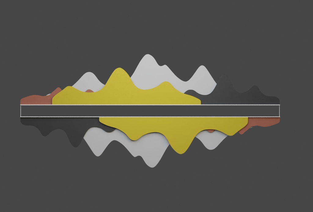 Mountain painting Vrchat World