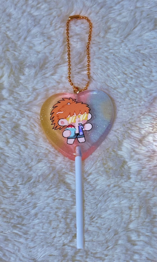 🦊ペロキャンアクキー