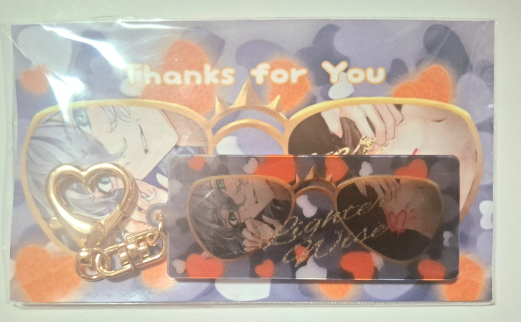 レンチキュラーアクリルキーホルダー