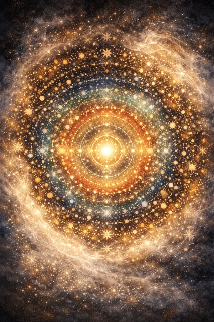 宇宙光輪曼荼羅 — Cosmic Radiant Mandala