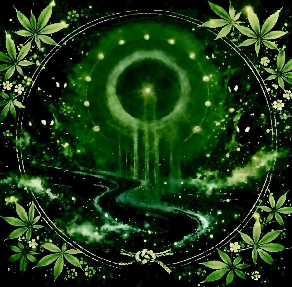 曼荼羅 modarn mandala art weed