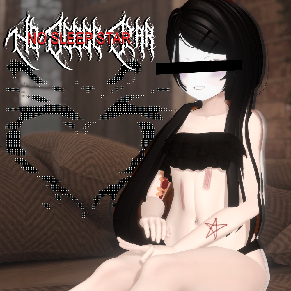 [ Manuka ]⭐NoSleepStar🧟‍♀️ For Manuka (マヌカ) ! | Body+Face+Makeup+Eyes Texture !!! 🌙💊