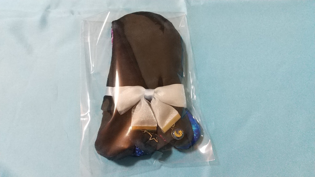 くらげさんケープ よる(ブラック) ぬい服 約14センチ