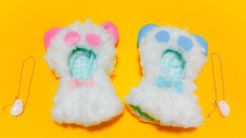 ぱんだケープ ぬい服 約14センチ