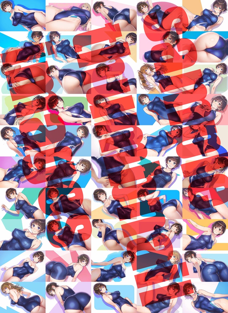 【価格改定】 AI スクール水着(横型130枚) 20241005_08